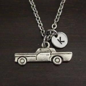 Car Necklace - Car Jewelry - Cruiser Necklace - Classic Car Lover Gift - Classic Car Jewelry - Car Charm Gift - Antique Car Charm - I/B/H