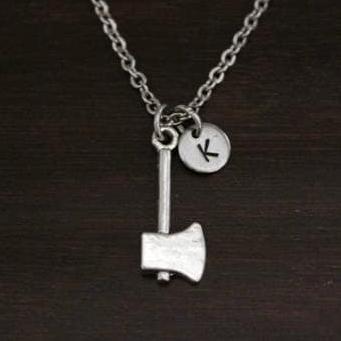 Ax Necklace - Ax Jewelry - Lumberjack Necklace - Lumberjill Necklace - Hatchet Necklace - Logger Necklace - Wood Festival Gift - I/B/H