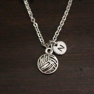 Volleyball Necklace - Sports Necklace - Athlete Necklace - Sports Player - Athlete Gift - Volleyball Lover Gift - Volleyball Team Gift-I/B/H