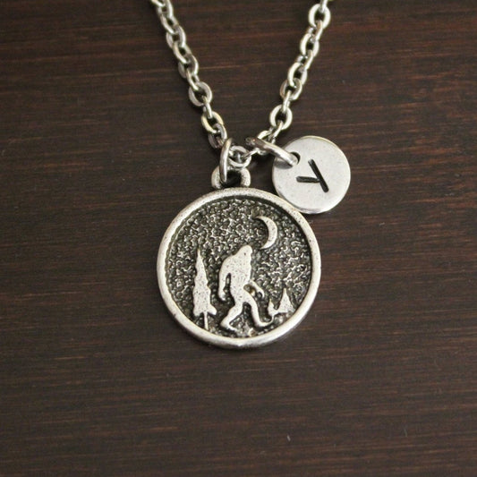 Sasquatch Necklace - Sasquatch Jewelry - Yeti Necklace - Yeti Jewelry - Big Foot Necklace - Big Foot Jewelry - Folklore - Cryptids-I/B/H 1