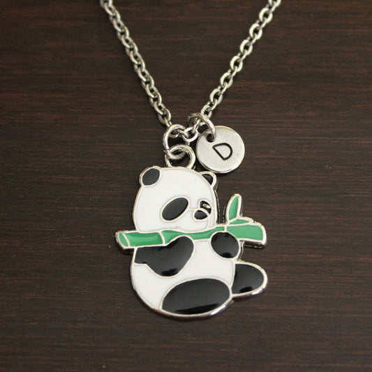 Panda Bear Necklace - Panda Lover -Panda  Gift - Panda Jewelry - Panda Bear Charm - Zoo - Zoology - Zookeeper Necklace-I/B/H