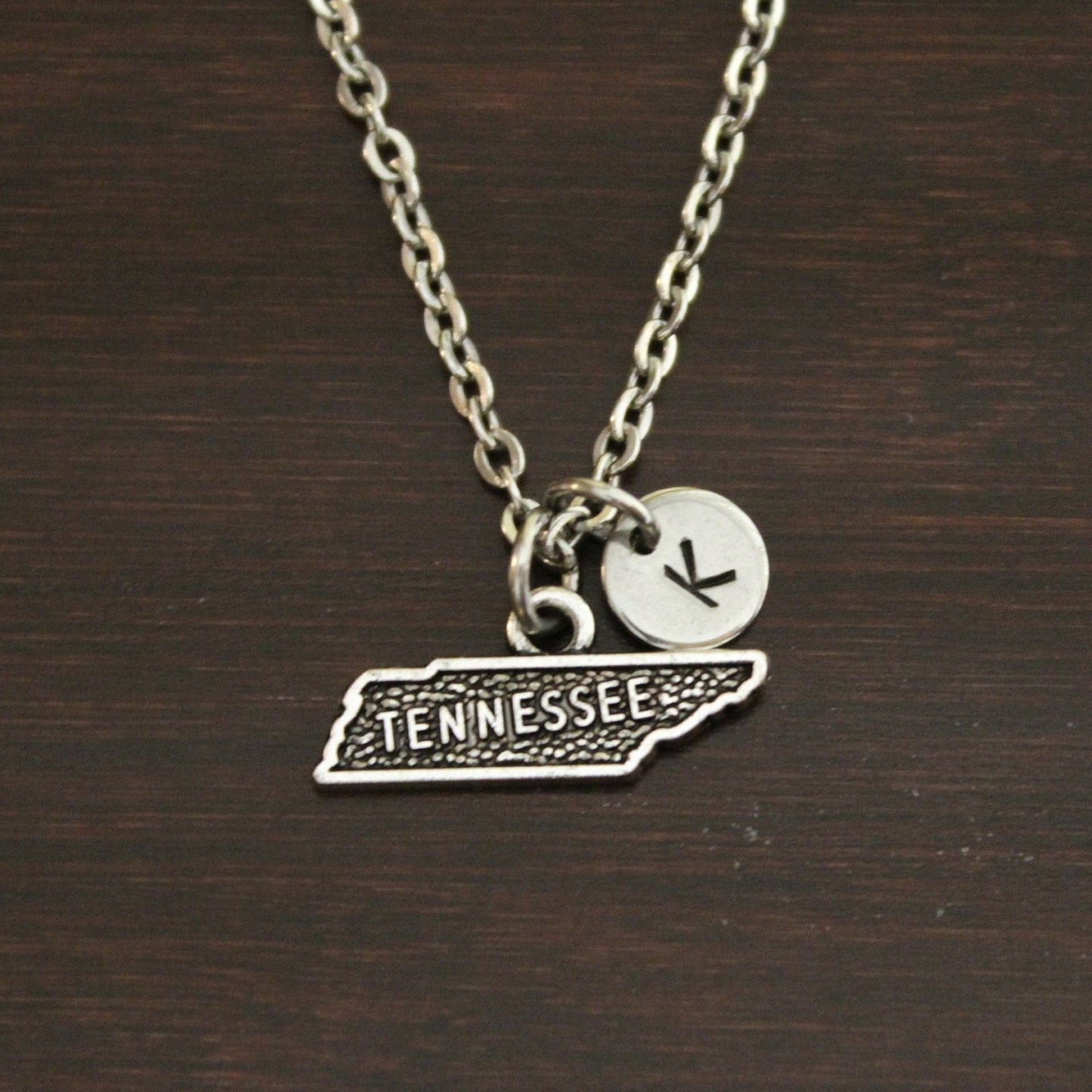 Tennessee Necklace-TN Necklace-Tennessee Jewelry-TN Jewelry-Tennessee Lover-Tennessee State Jewelry-State Necklace-Home State-US State-I/B/H