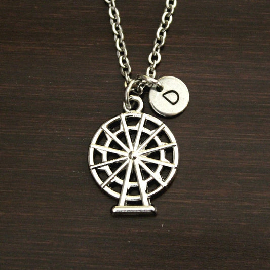 Ferris Wheel Necklace - Ferris Wheel Ride - Amusement Ride Lover - Fair Lover - State Fair - County Fair - Ferris Wheel Jewelry - I/B/H