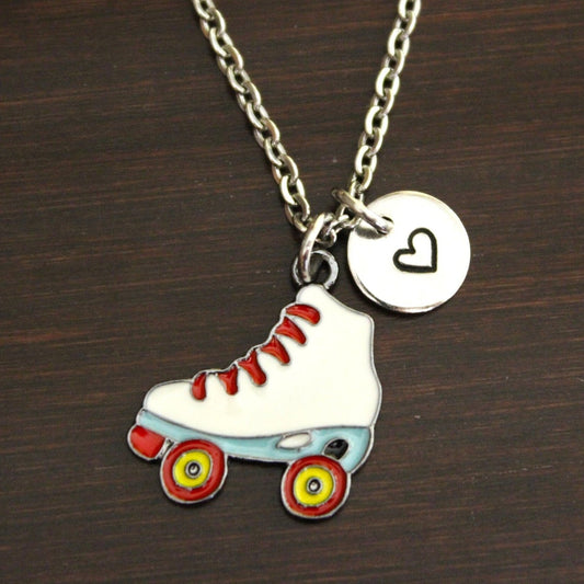 Roller Skate Necklace - Roller Skate Jewelry - Athlete Necklace - Skate Necklace - Roller Derby Necklace - Roller Derby Jewelry - I/B/HColor